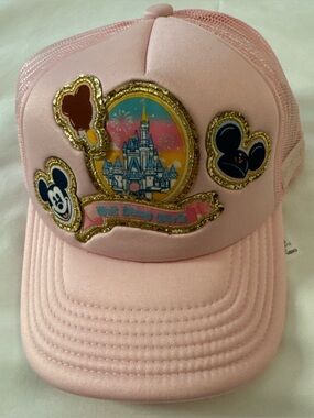 Stoney Clover Ln X Disney World Cap with Mickey Mouse Patches NWT